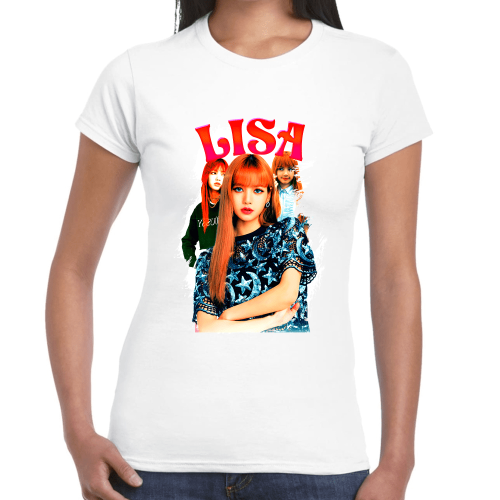 Playera Lisa Blackpink Algodón Premium #1163