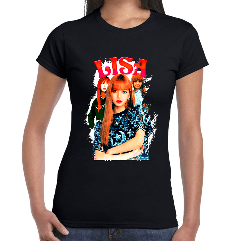 Playera Lisa Blackpink Algodón Premium #1163
