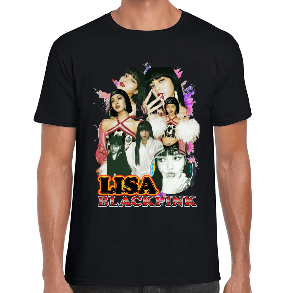 Playera Lisa Blackpink Algodón Premium #1165