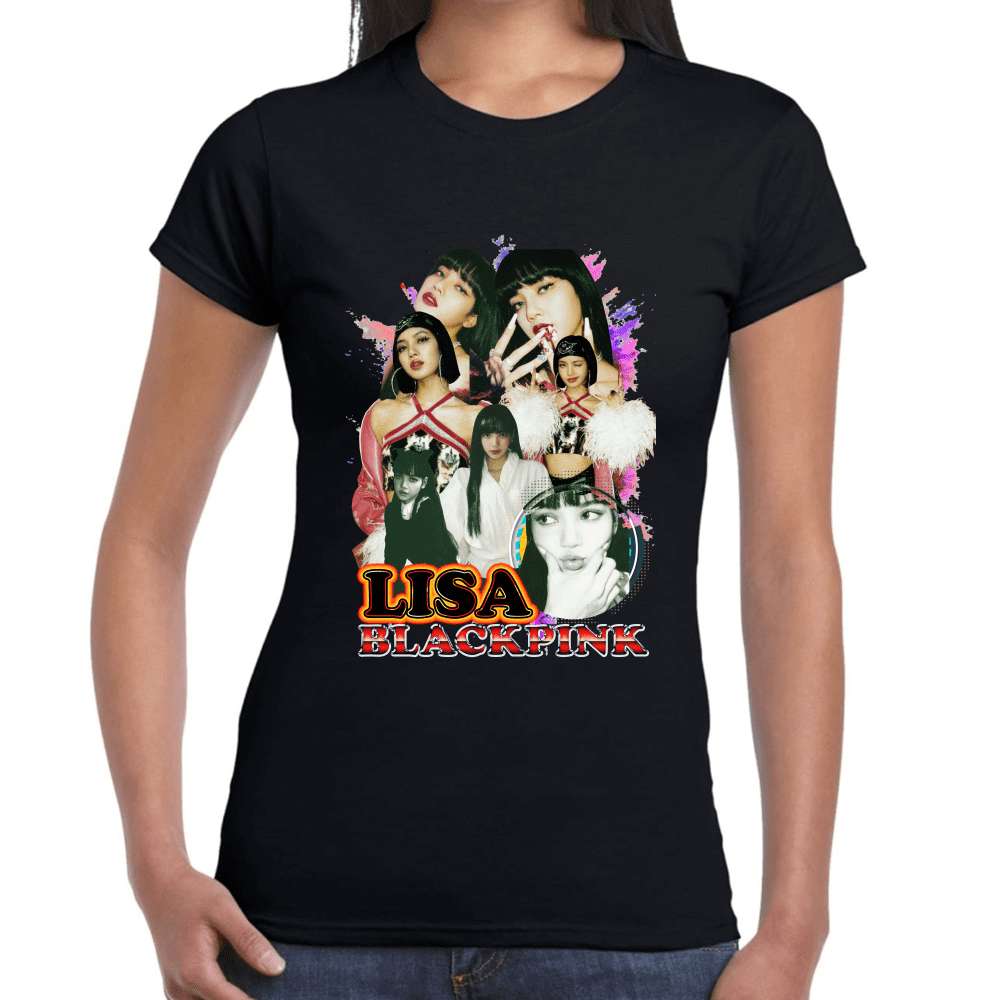 Playera Lisa Blackpink Algodón Premium #1165 Imagen secundaria del producto
