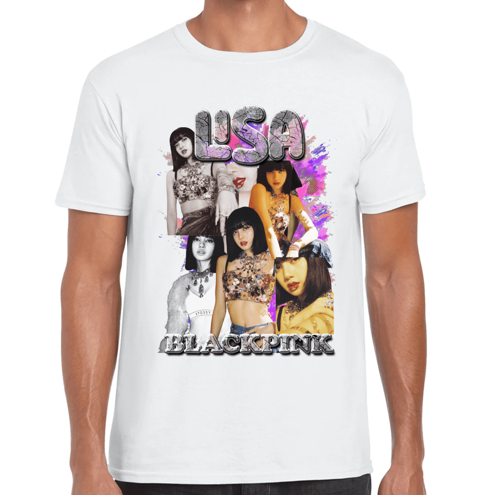 Playera Lisa Blackpink Algodón Premium #1166