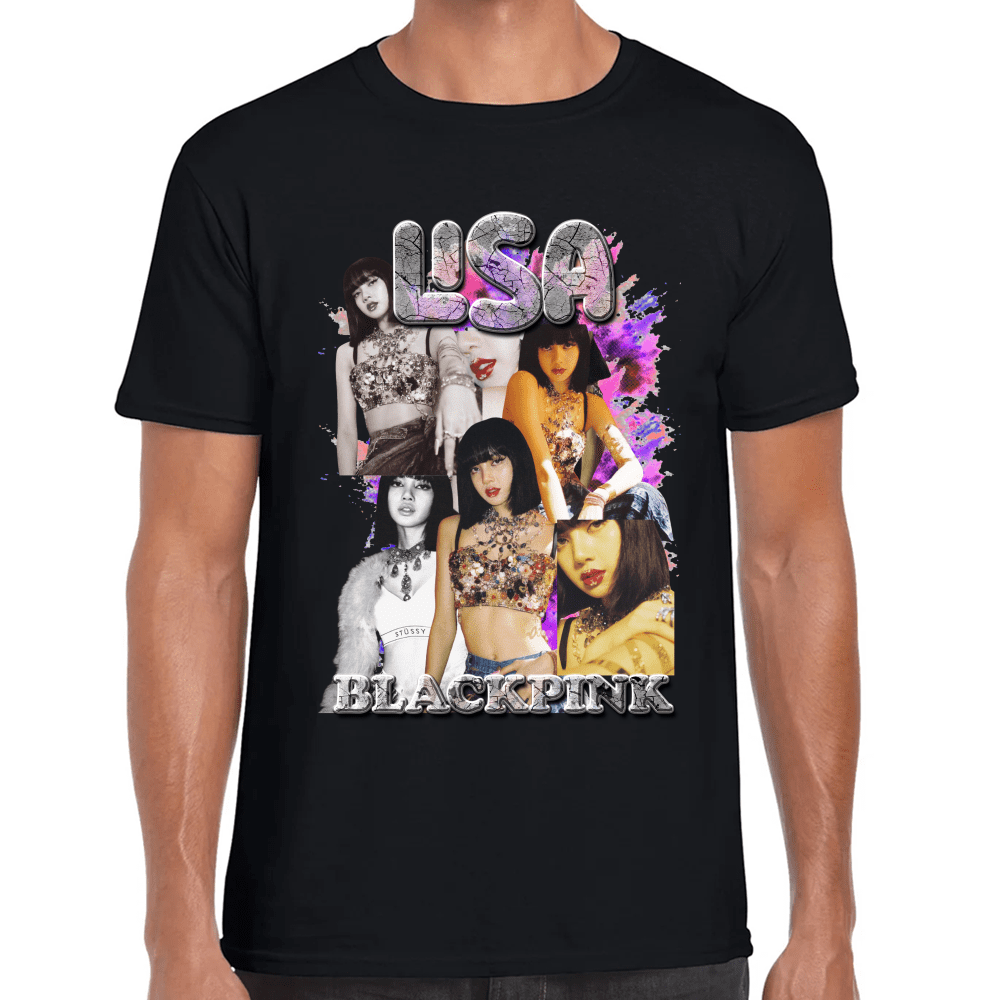 Playera Lisa Blackpink Algodón Premium #1166