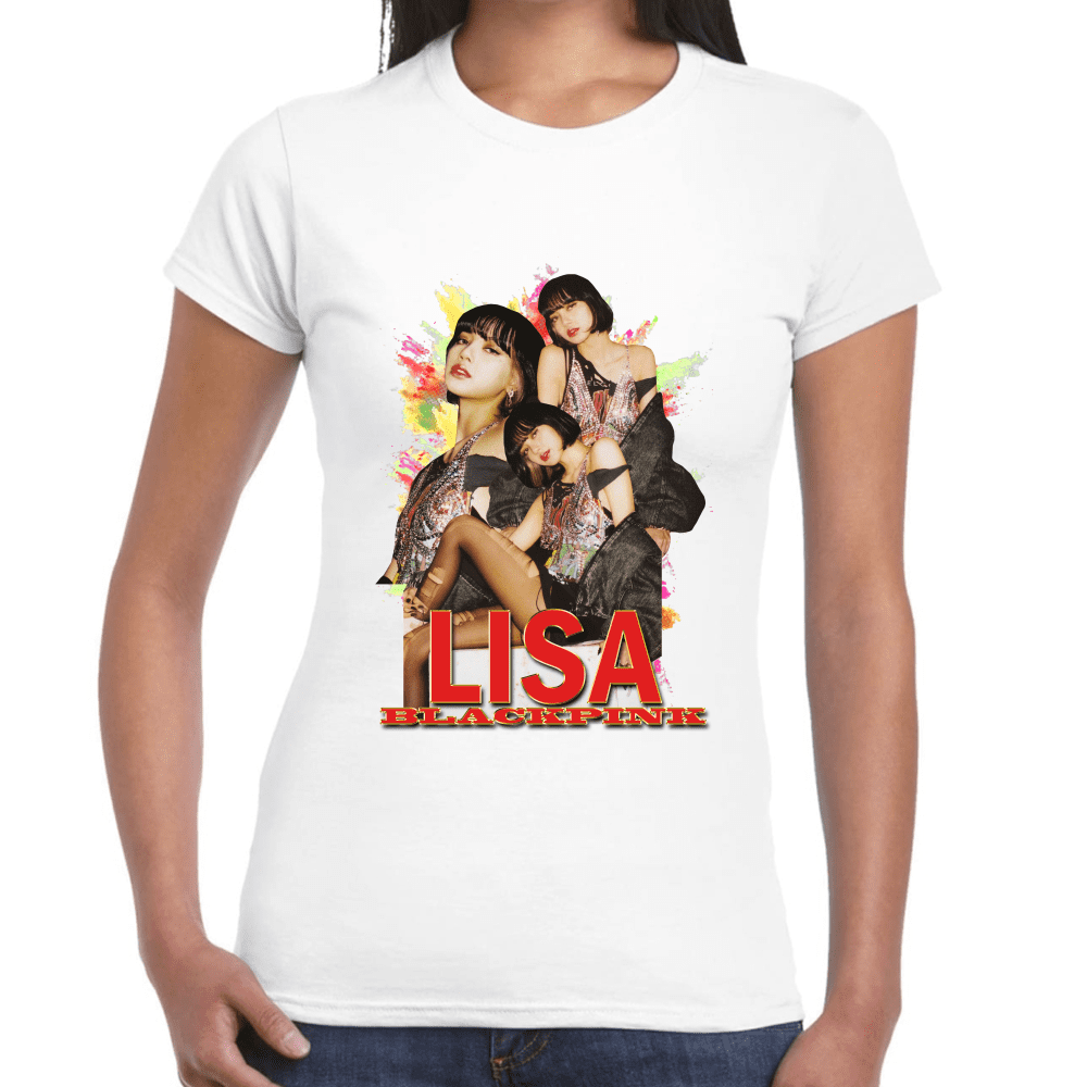 Playera Lisa Blackpink Algodón Premium #1167