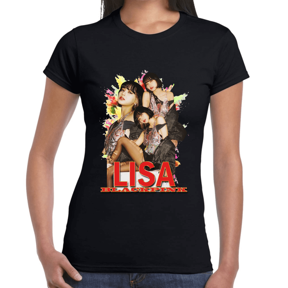 Playera Lisa Blackpink Algodón Premium #1167 Imagen secundaria del producto