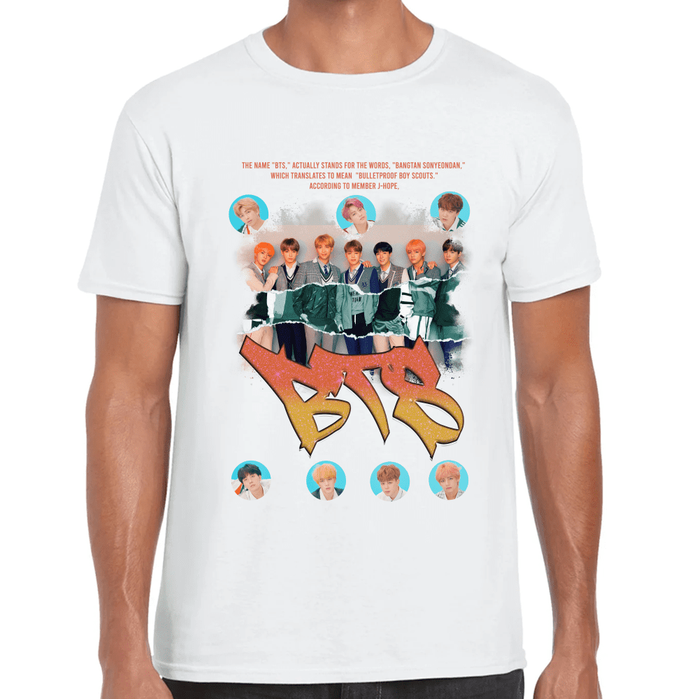 Playera BTS Algodón Premium #1172