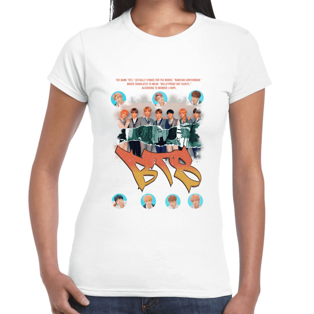 Playera BTS Algodón Premium #1172