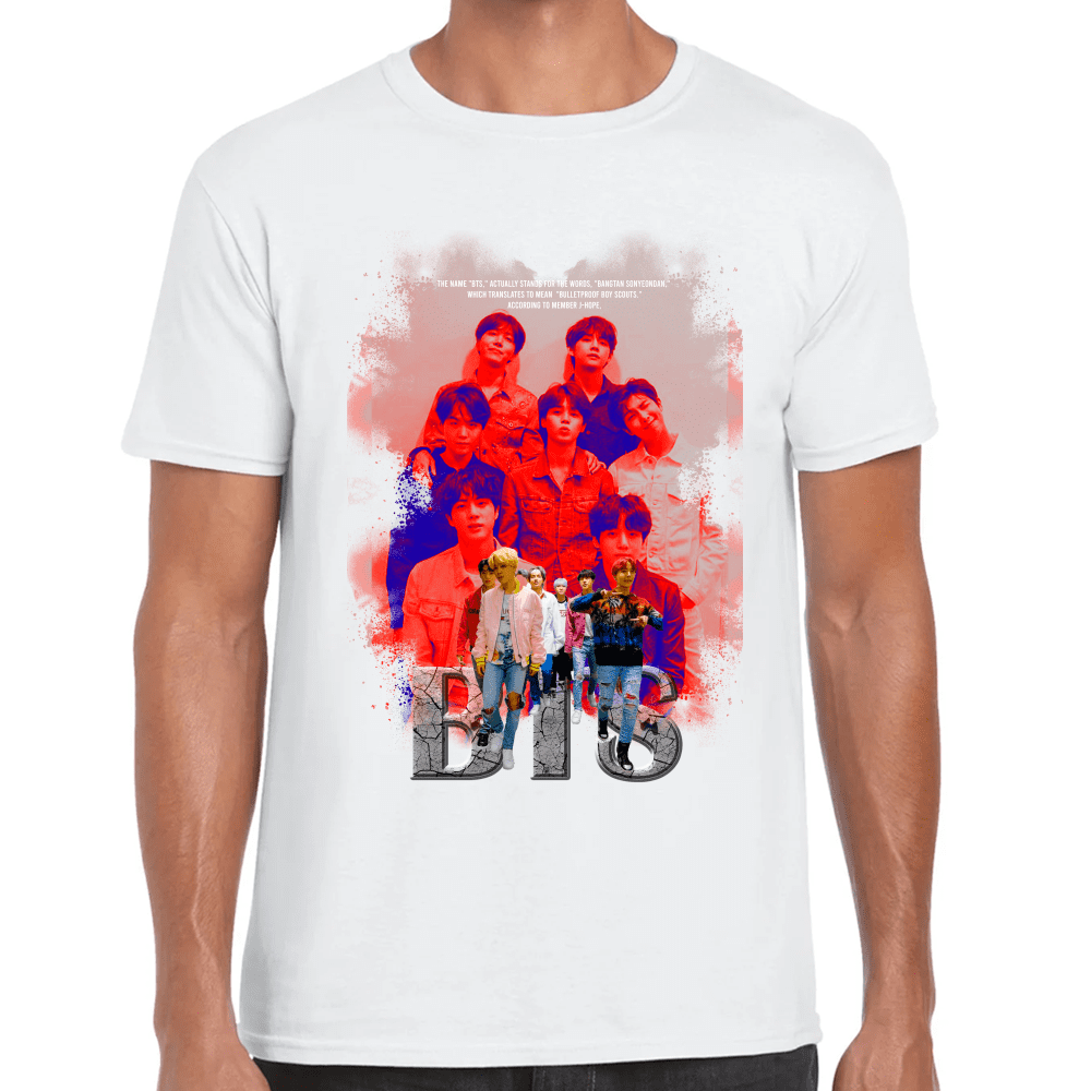 Playera BTS Algodón Premium #1174