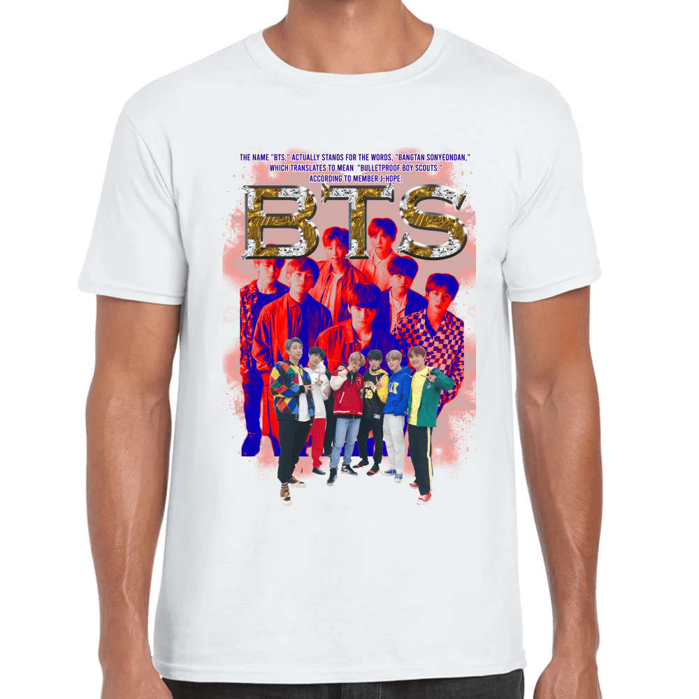 Playera BTS Algodón Premium #1175 Imagen principal del producto