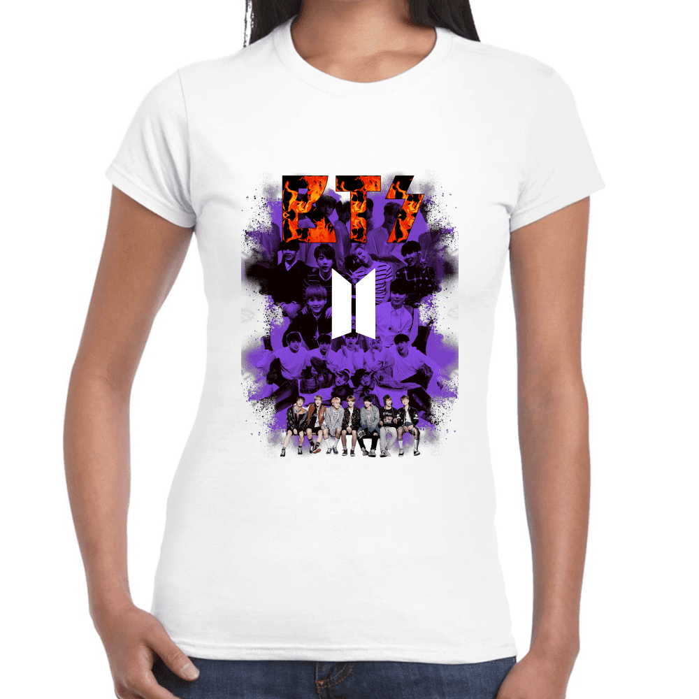 Playera BTS Algodón Premium #1176