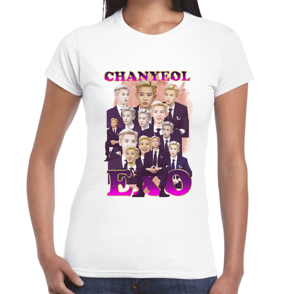 Playera ChanYeol Exo Algodón Premium #1184