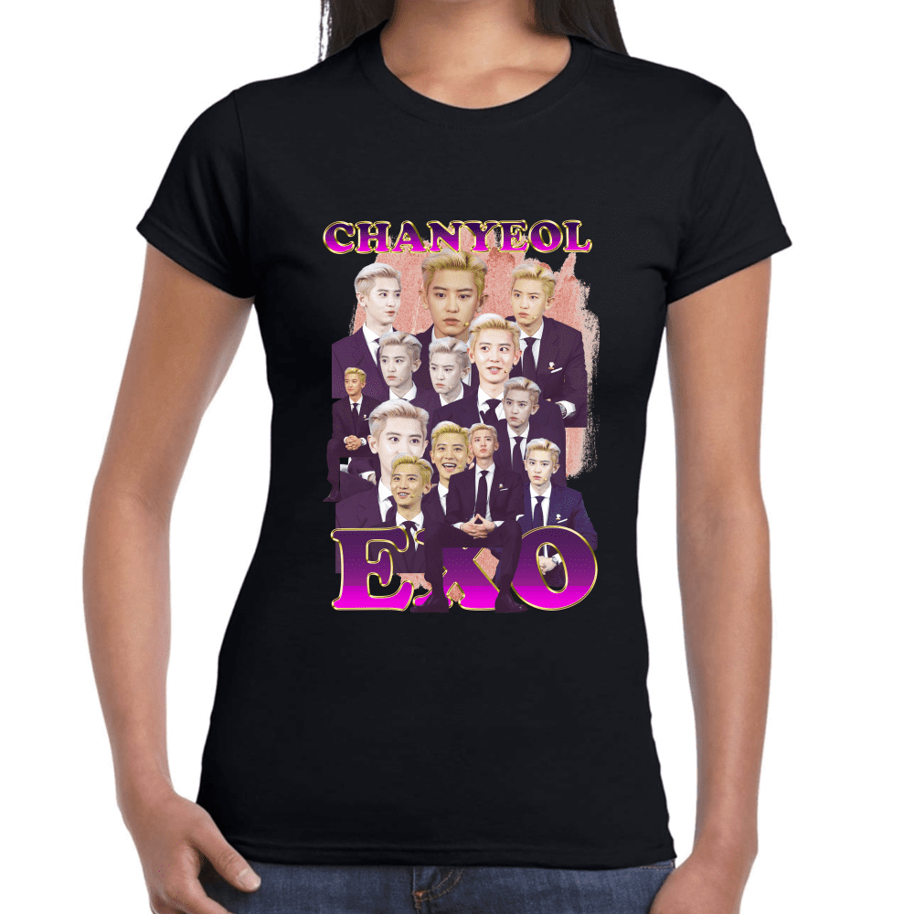 Playera ChanYeol Exo Algodón Premium #1184