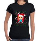 Playera Chucky Navidad  Algodón Premium #1190