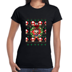 Playera Mario Bros Navidad Algodón Premium #1193