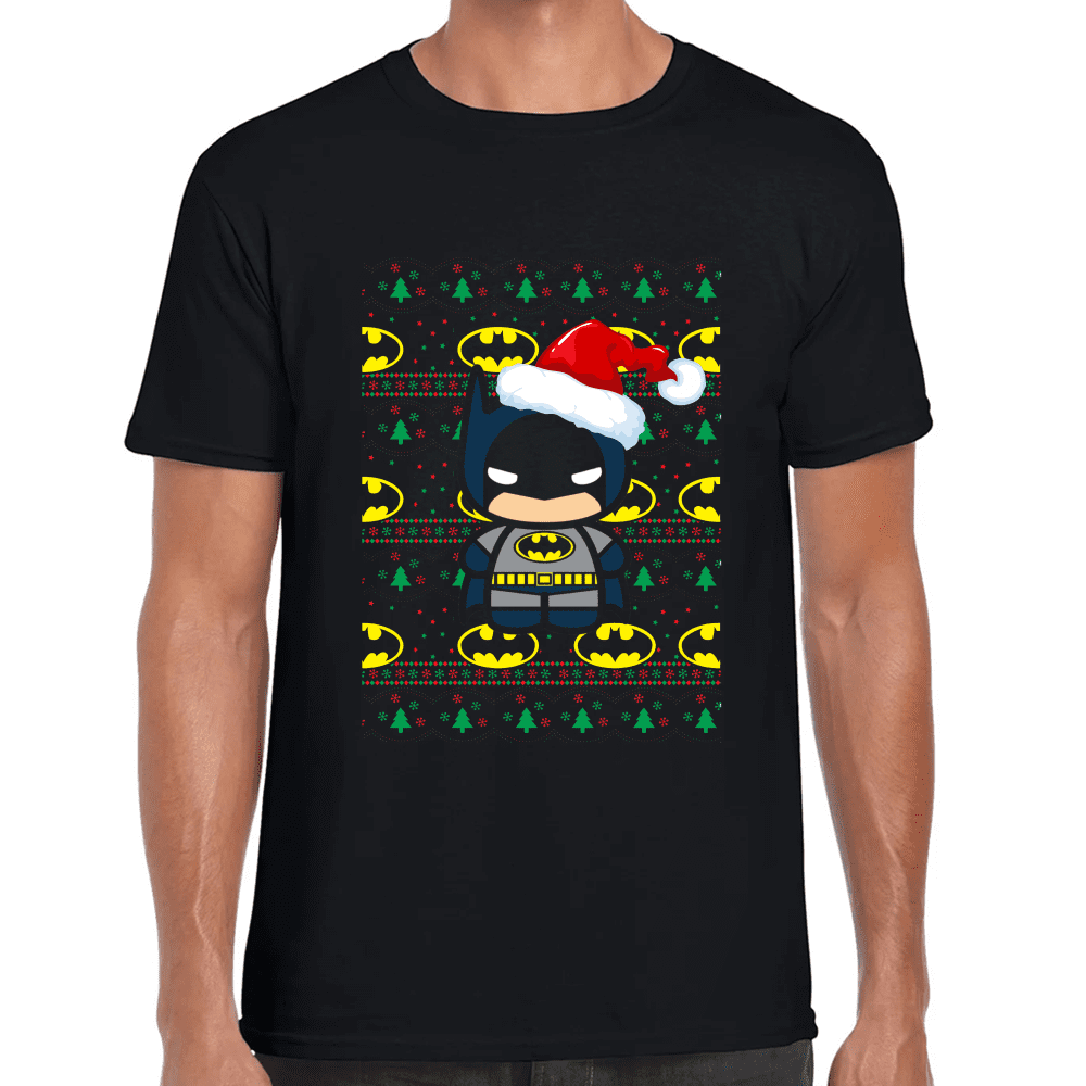Playera Batman Navidad Algodón Premium #1196
