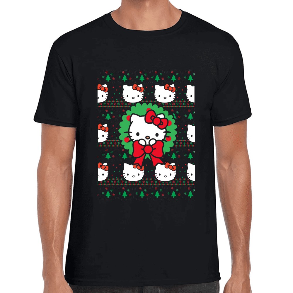 Playera Hello Kitty Navidad Algodón Premium #1198