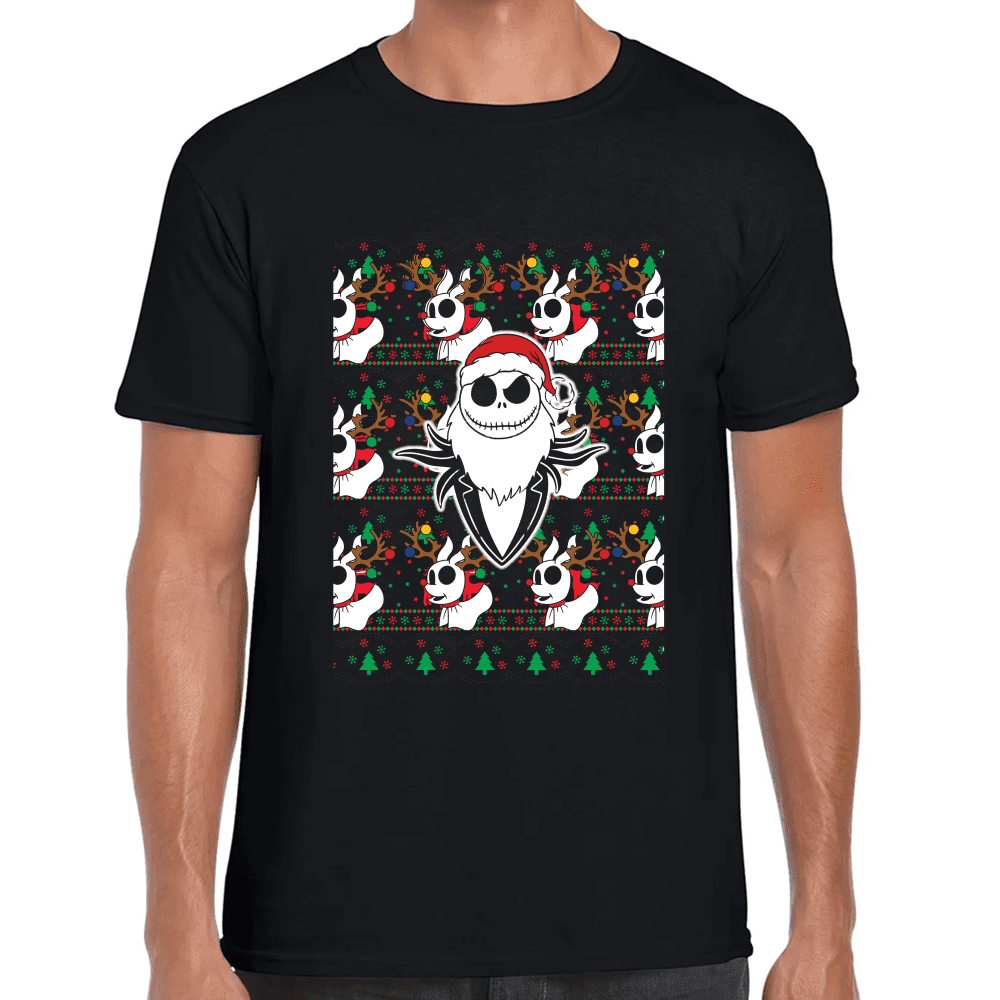 Playera Jack Skellington Navidad Algodón Premium #1199