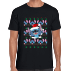 Playera Stitch Navidad Algodón Premium #1200
