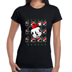 Playera Mickey Mouse Navidad Algodón Premium #1201