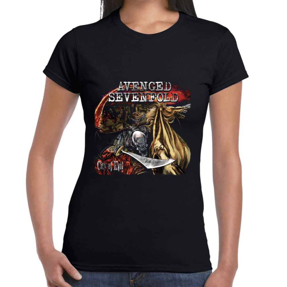 Playera Avenged Sevenfold City of Evil Algodón Premium #1202