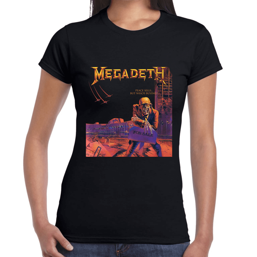 Playera Megadeth Peace Sells But Who's Buying Algodón Premium #1203