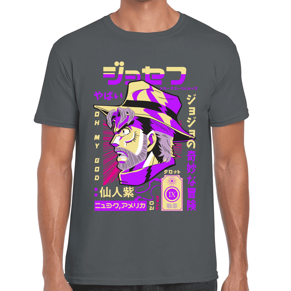 Playera Jojo's Joseph Joestar Algodón Premium #1026