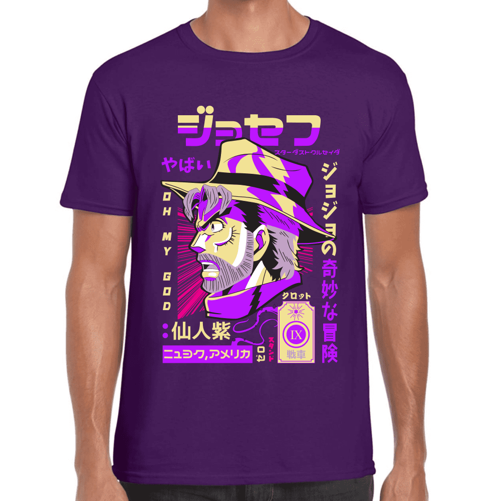 Playera Jojo's Joseph Joestar Algodón Premium #1026