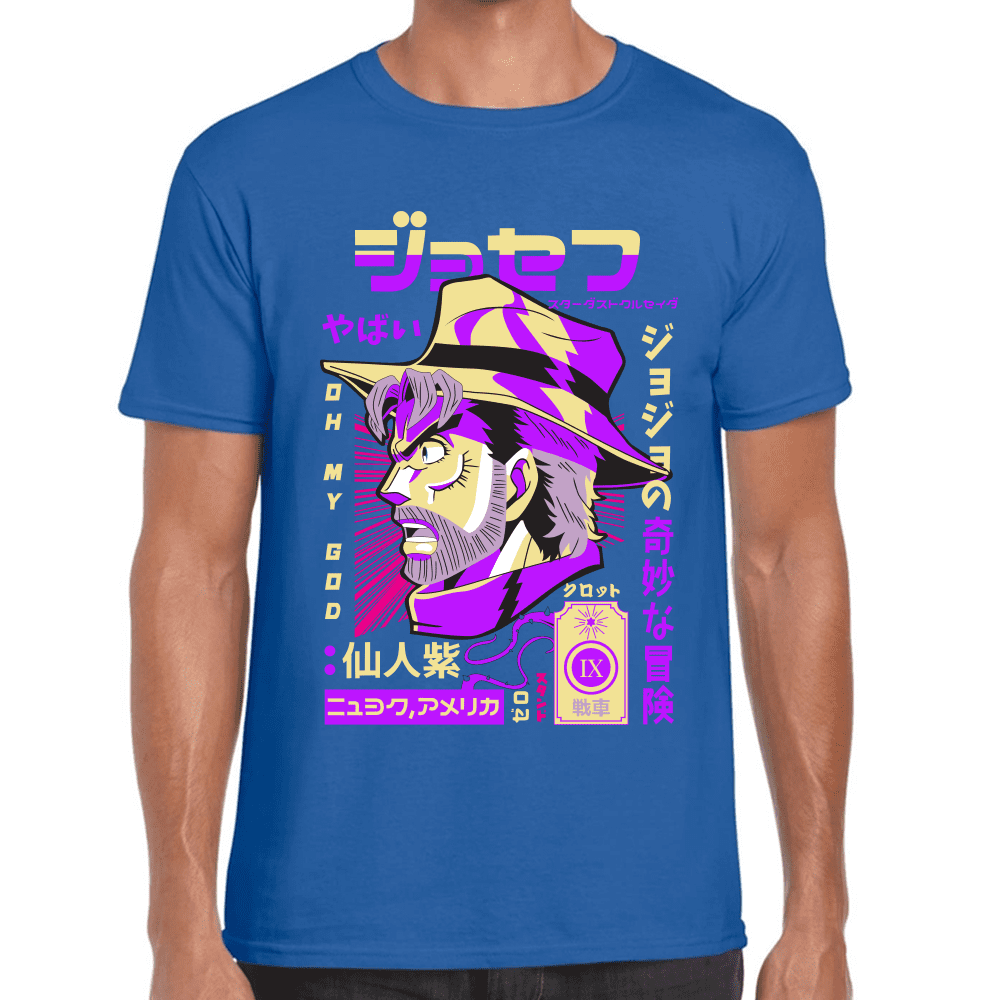Playera Jojo's Joseph Joestar Algodón Premium #1026