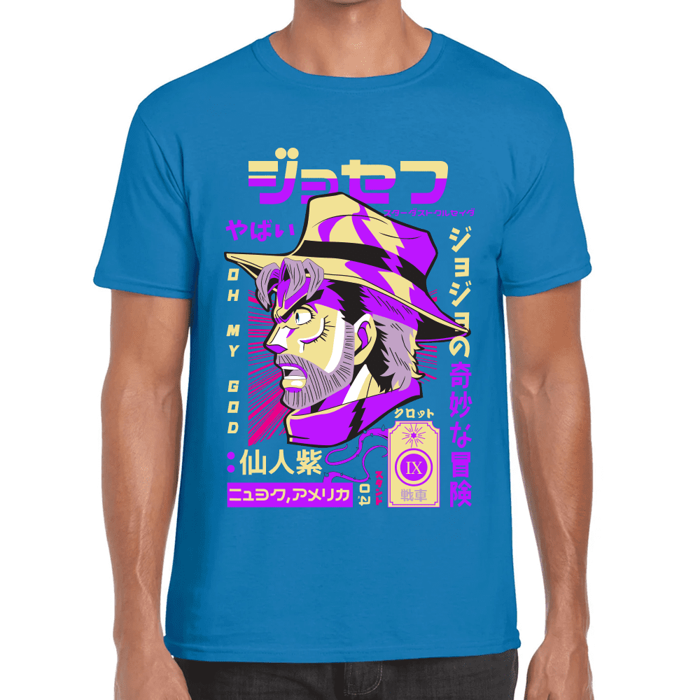 Playera Jojo's Joseph Joestar Algodón Premium #1026
