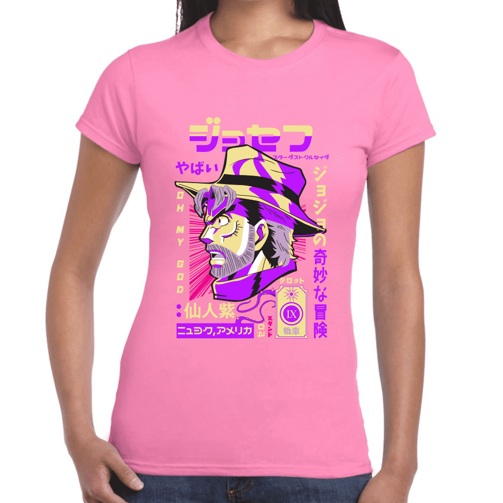 Playera Jojo's Joseph Joestar Algodón Premium #1026