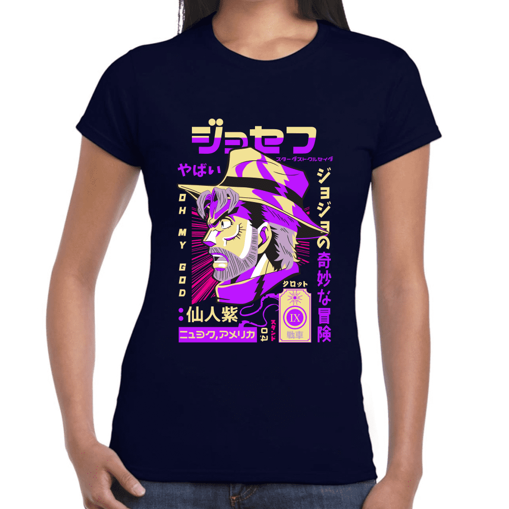 Playera Jojo's Joseph Joestar Algodón Premium #1026