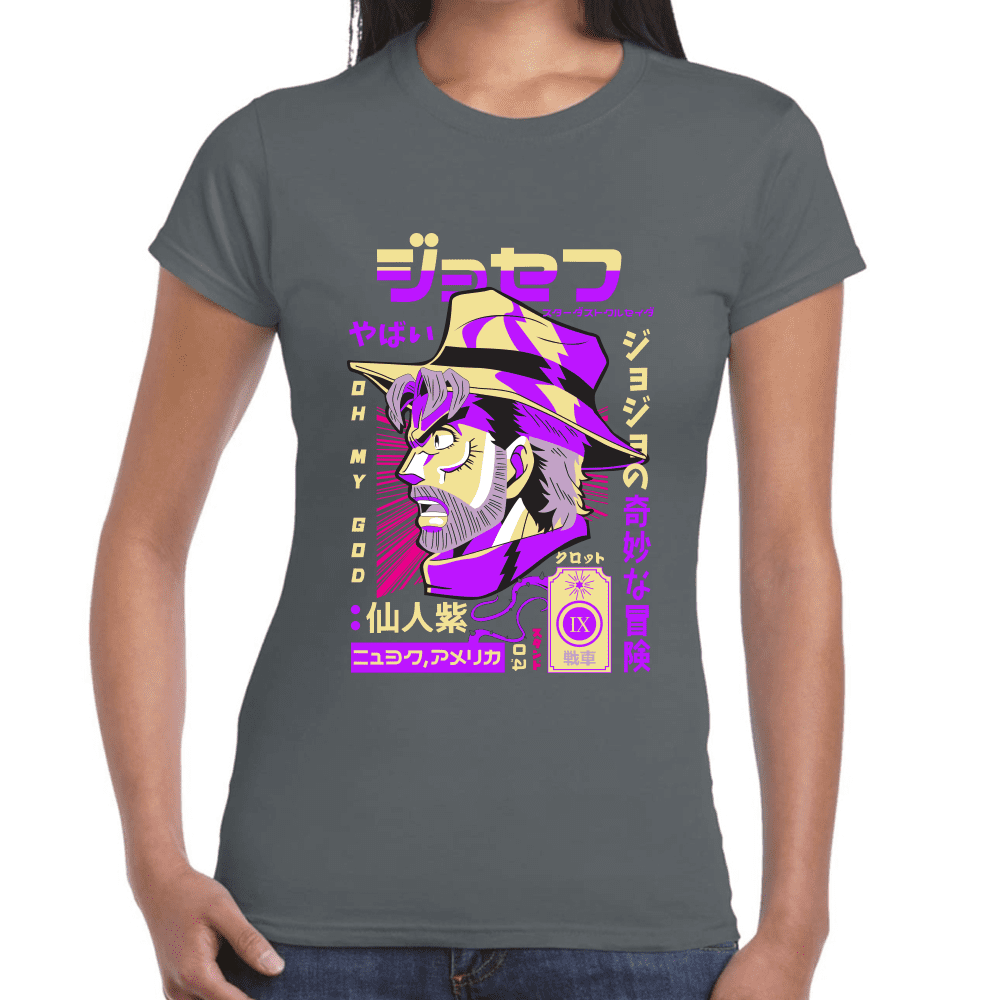 Playera Jojo's Joseph Joestar Algodón Premium #1026