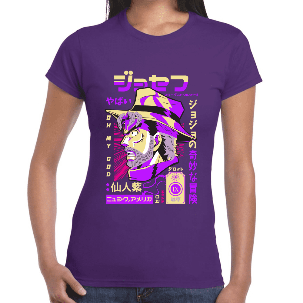 Playera Jojo's Joseph Joestar Algodón Premium #1026