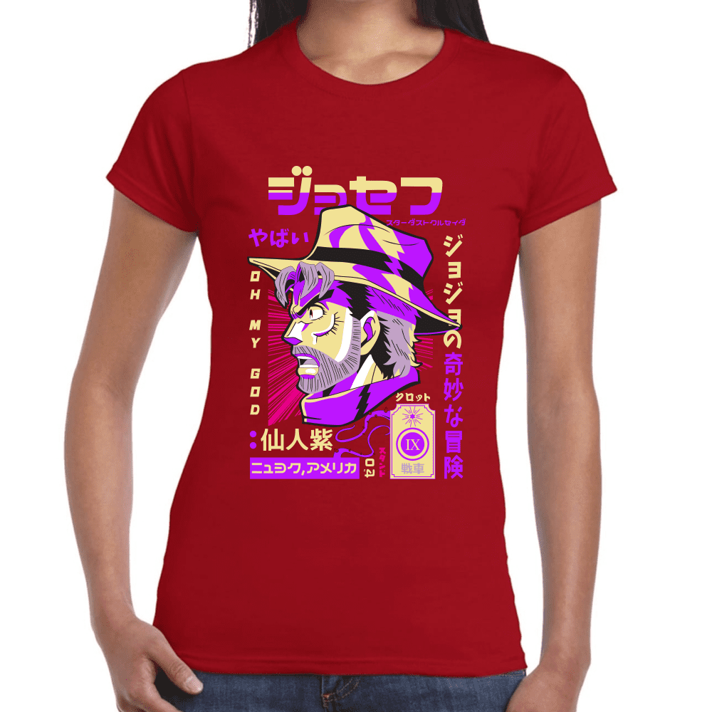 Playera Jojo's Joseph Joestar Algodón Premium #1026