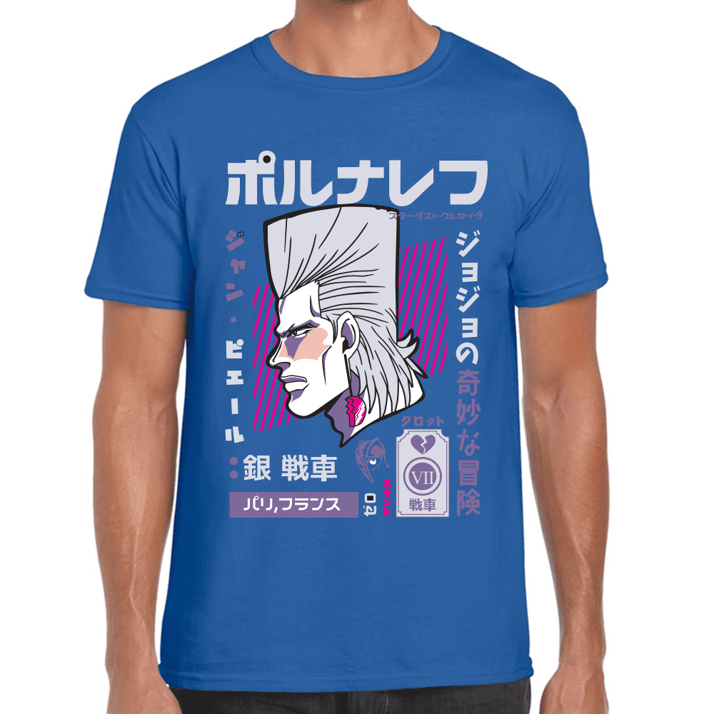 Playera Jojo's Jean Polnareff Algodón Premium #1208