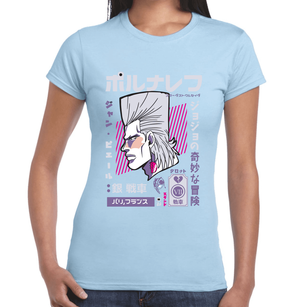 Playera Jojo's Jean Polnareff Algodón Premium #1208