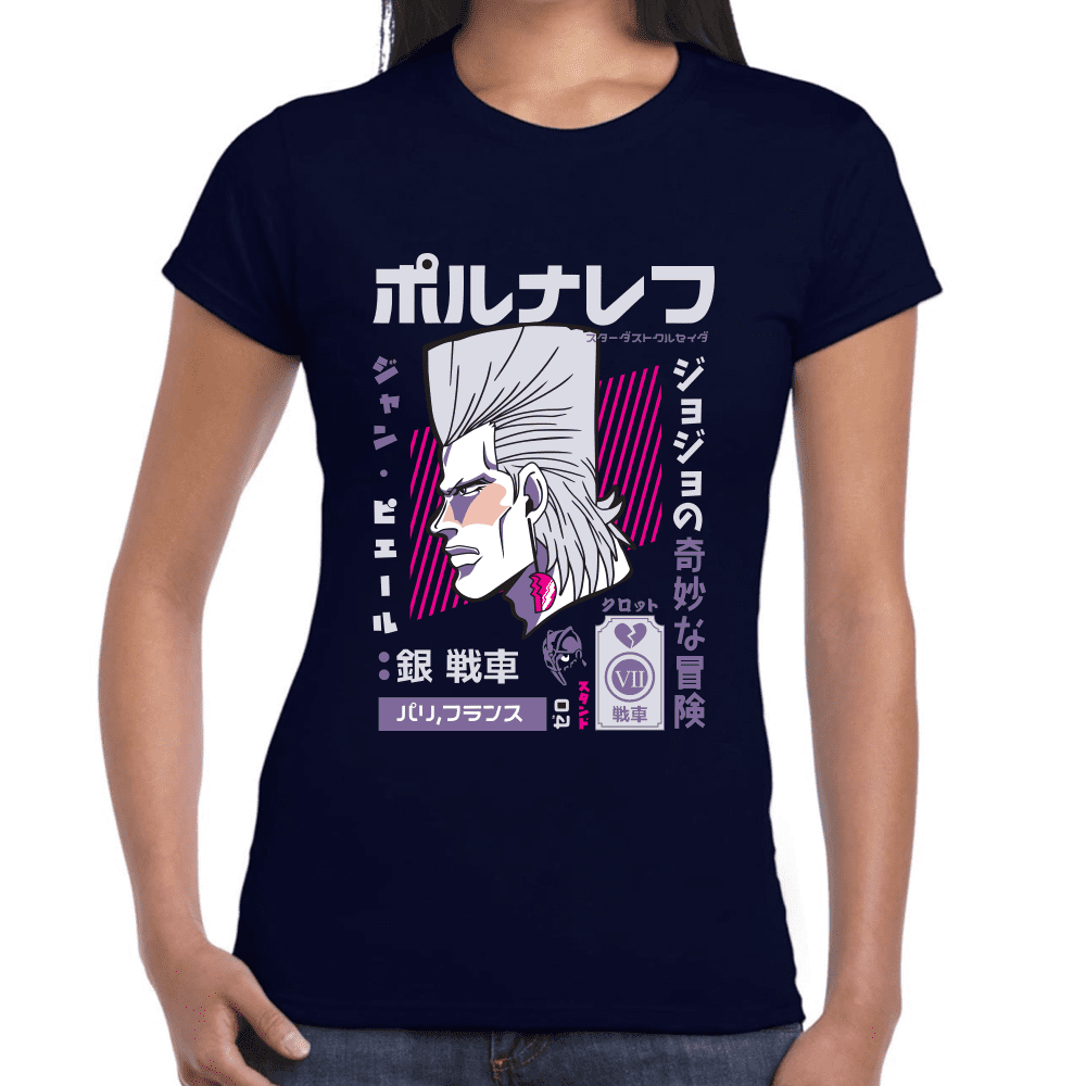 Playera Jojo's Jean Polnareff Algodón Premium #1208