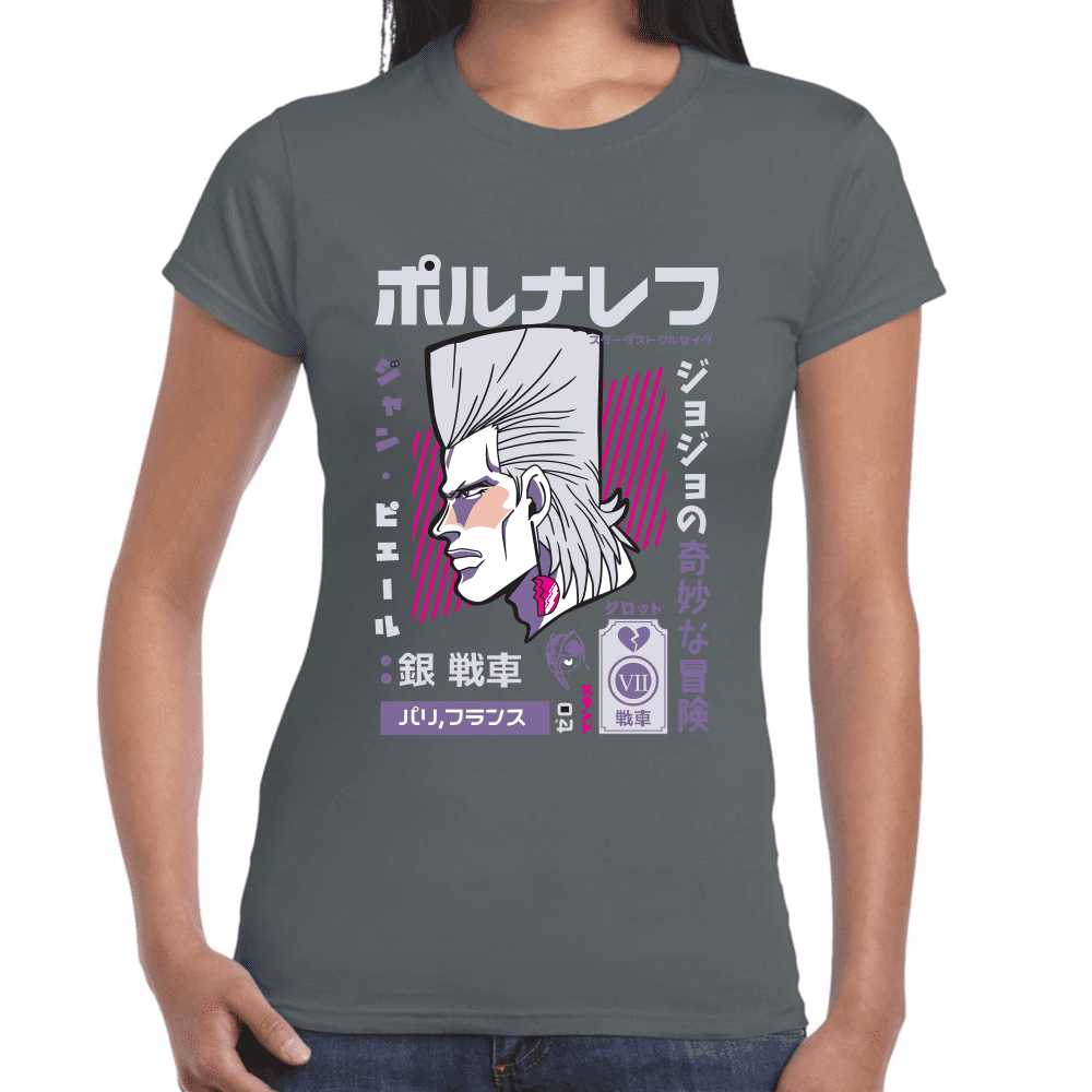 Playera Jojo's Jean Polnareff Algodón Premium #1208
