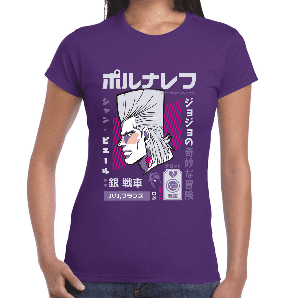 Playera Jojo's Jean Polnareff Algodón Premium #1208
