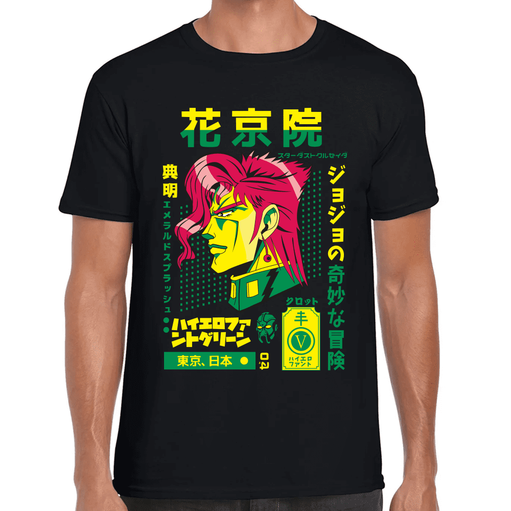 Playera Jojo's Noriaki Kakyoin Algodón Premium #1209