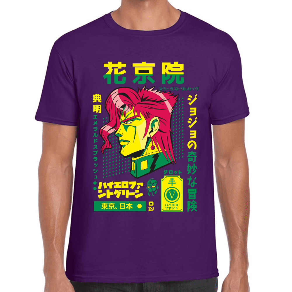 Playera Jojo's Noriaki Kakyoin Algodón Premium #1209