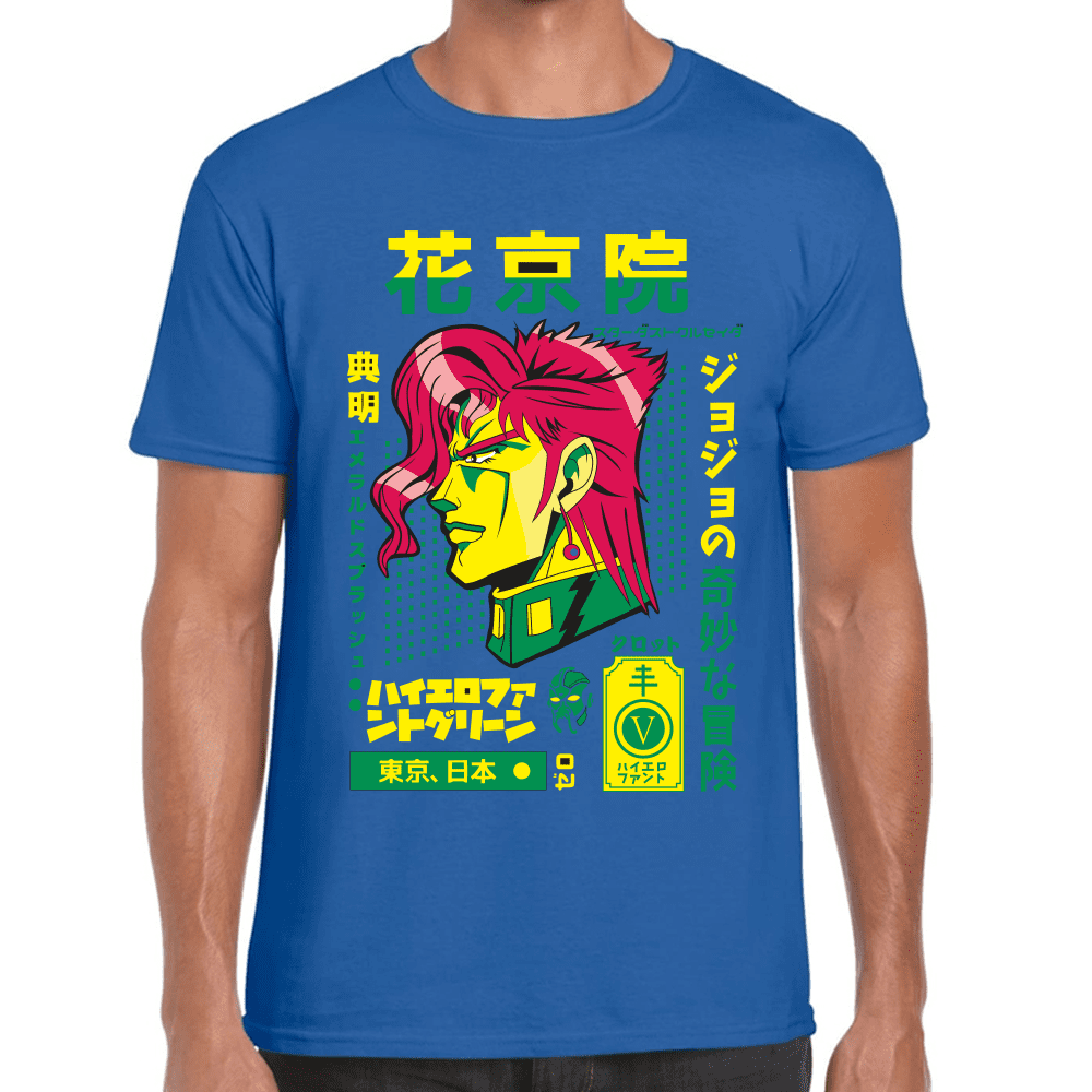 Playera Jojo's Noriaki Kakyoin Algodón Premium #1209