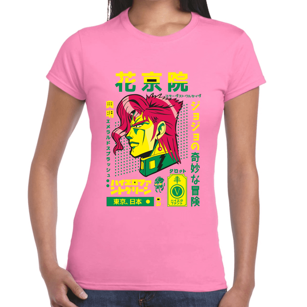 Playera Jojo's Noriaki Kakyoin Algodón Premium #1209