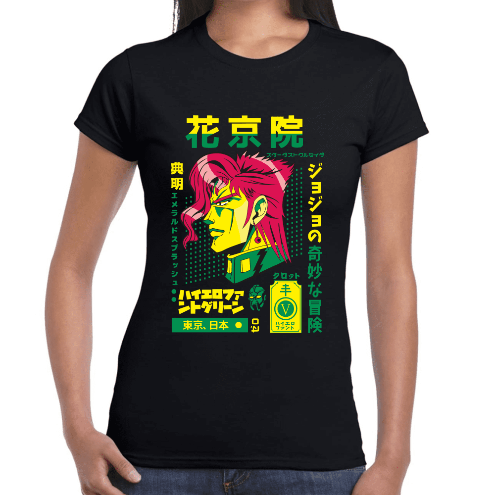 Playera Jojo's Noriaki Kakyoin Algodón Premium #1209