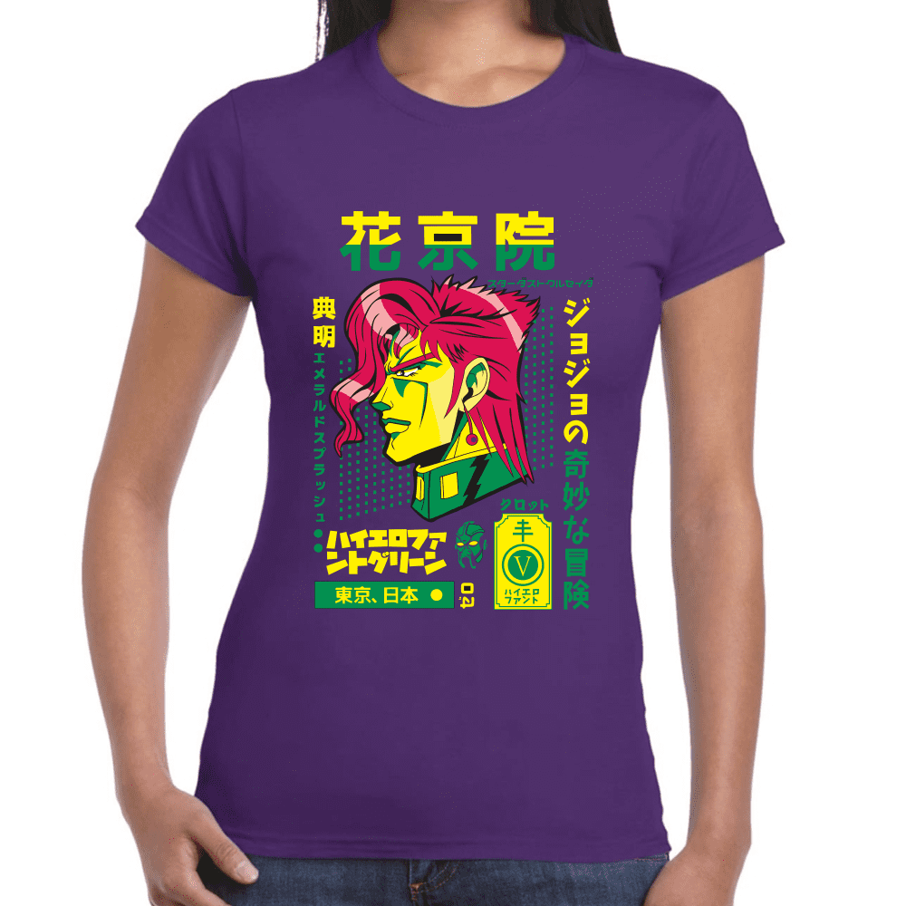 Playera Jojo's Noriaki Kakyoin Algodón Premium #1209