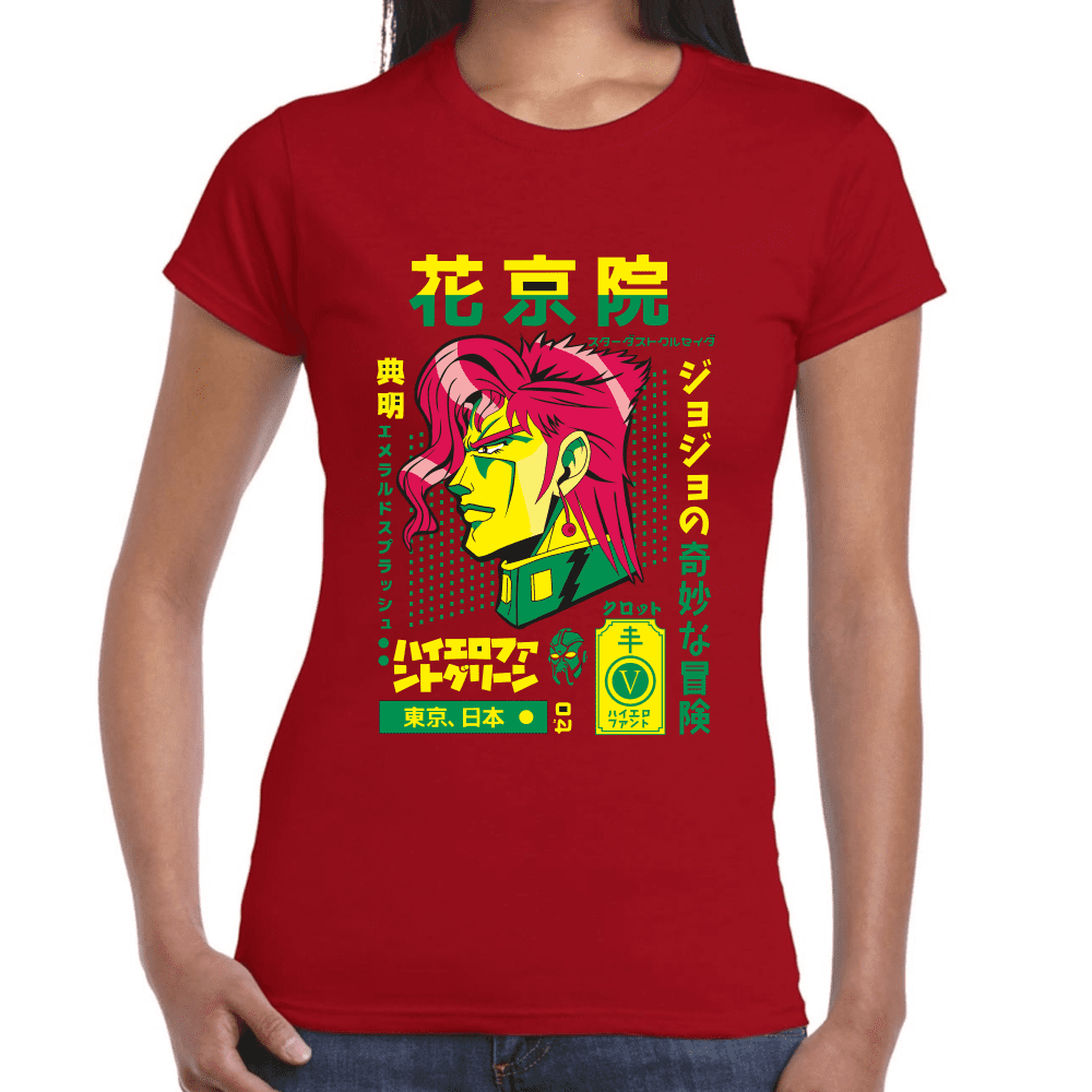 Playera Jojo's Noriaki Kakyoin Algodón Premium #1209