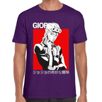 Playera Jojo's Giorno Giovanna Algodón Premium #1213