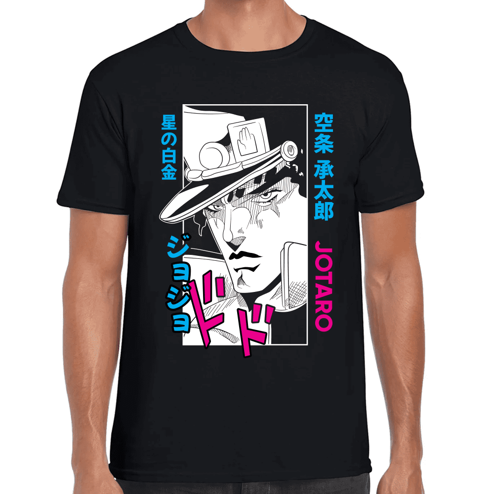Playera Jojo's Jotaro Kujo Algodón Premium #1214