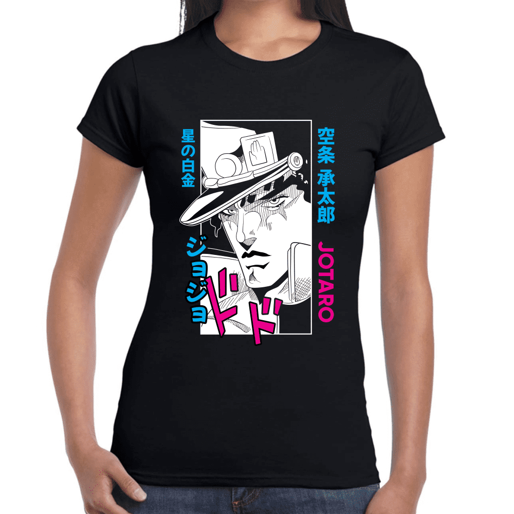 Playera Jojo's Jotaro Kujo Algodón Premium #1214