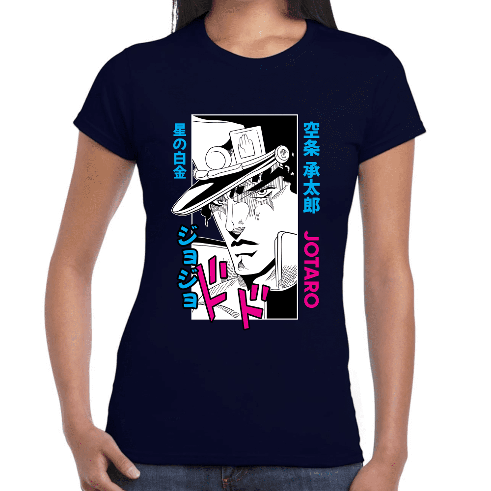 Playera Jojo's Jotaro Kujo Algodón Premium #1214