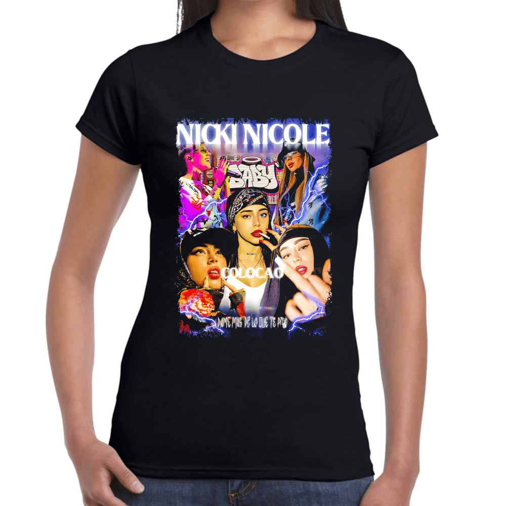 Playera Nicki Nicole Algodón Premium #0001237